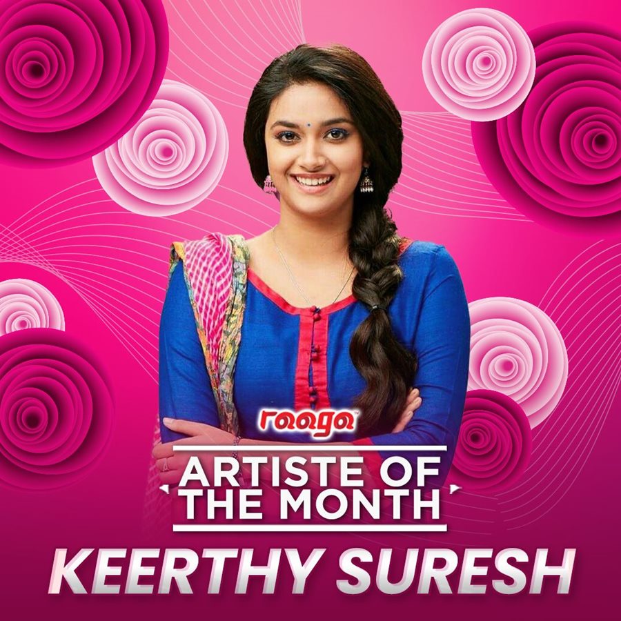 keerthy suresh is our artist of the month! 